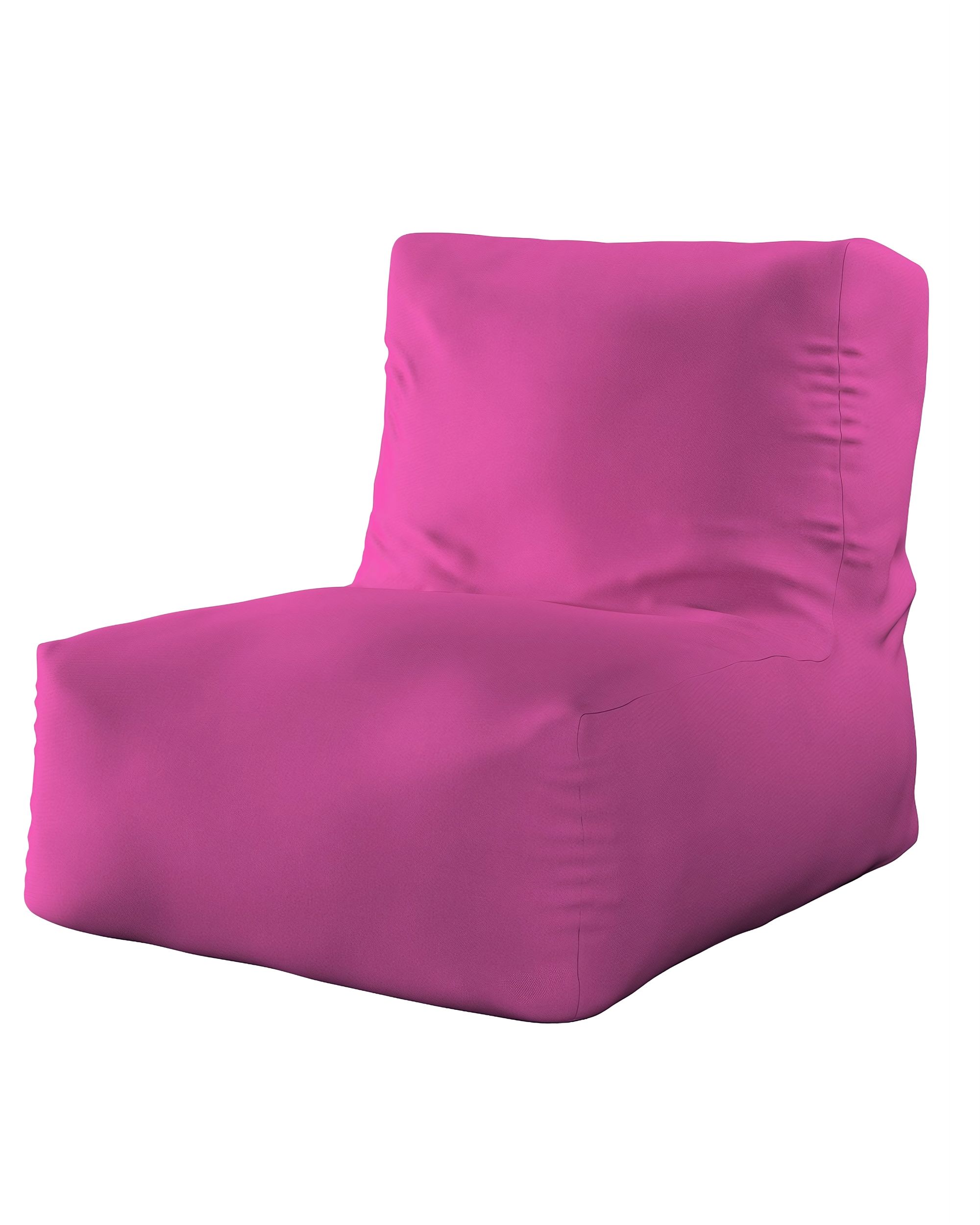Puf-křeslo Poppy barva růžová látka pletený vzor