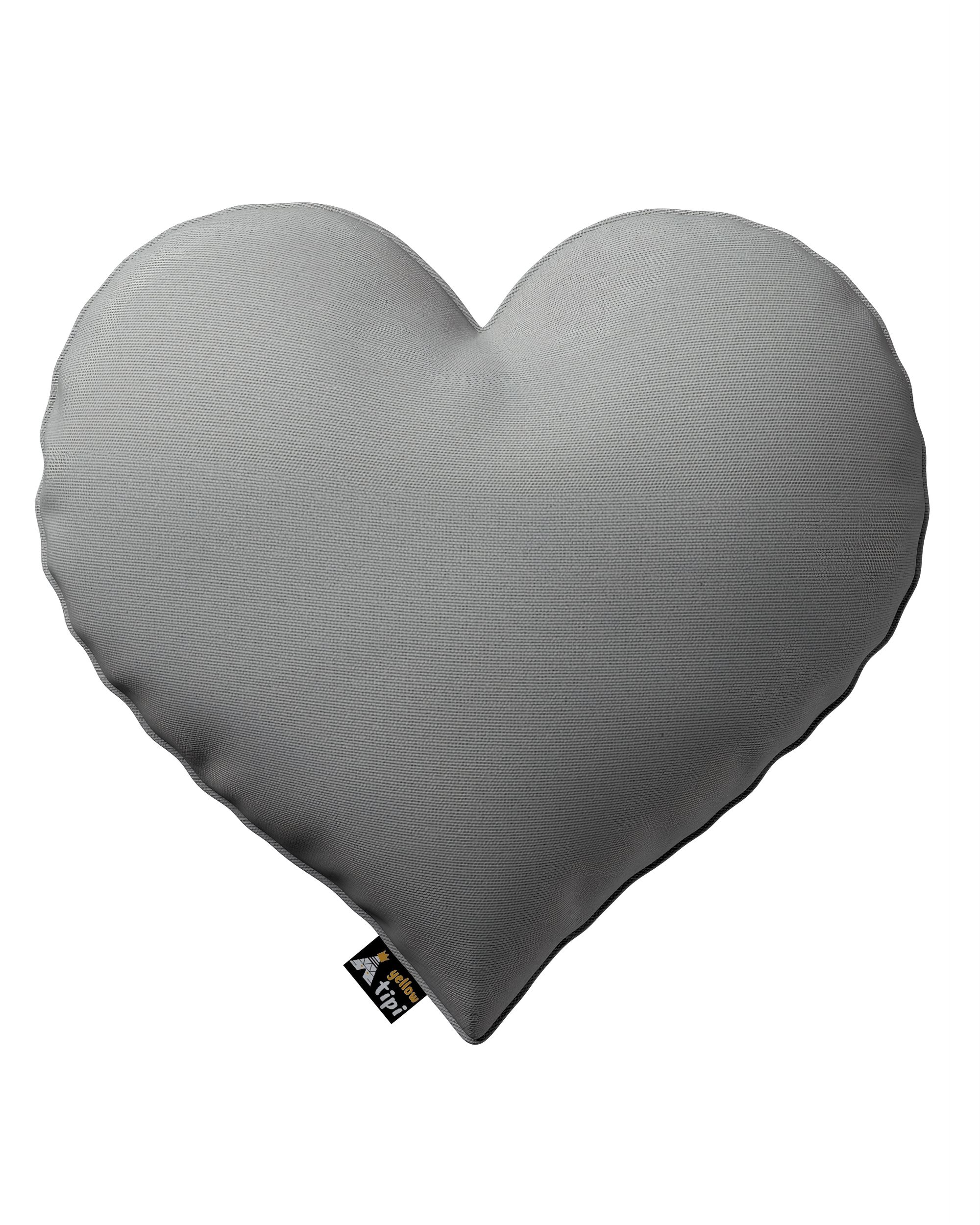 Polštář Heart of Love barva šedá