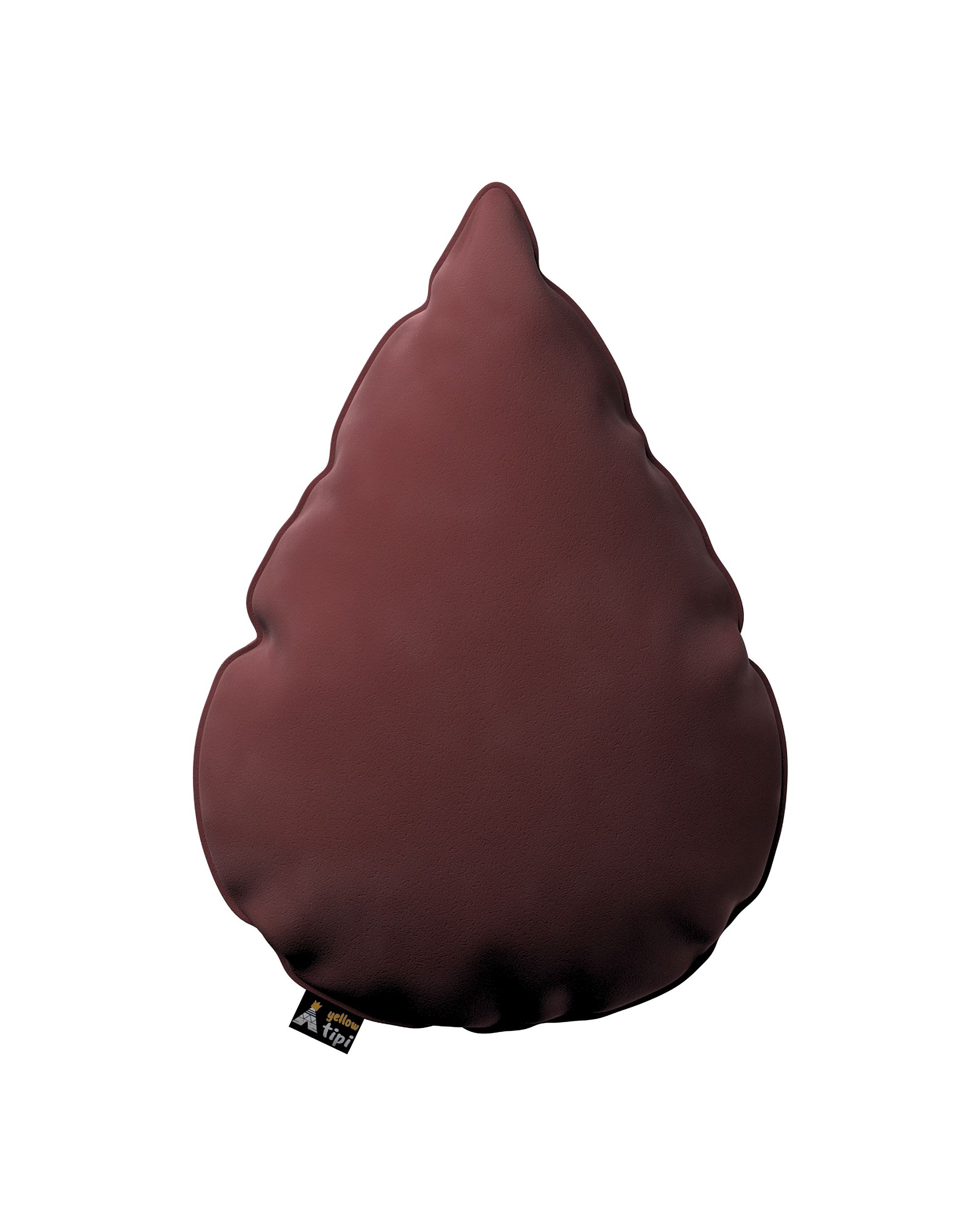 Polštář Sweet Drop barva červená látka lesklé, sametová