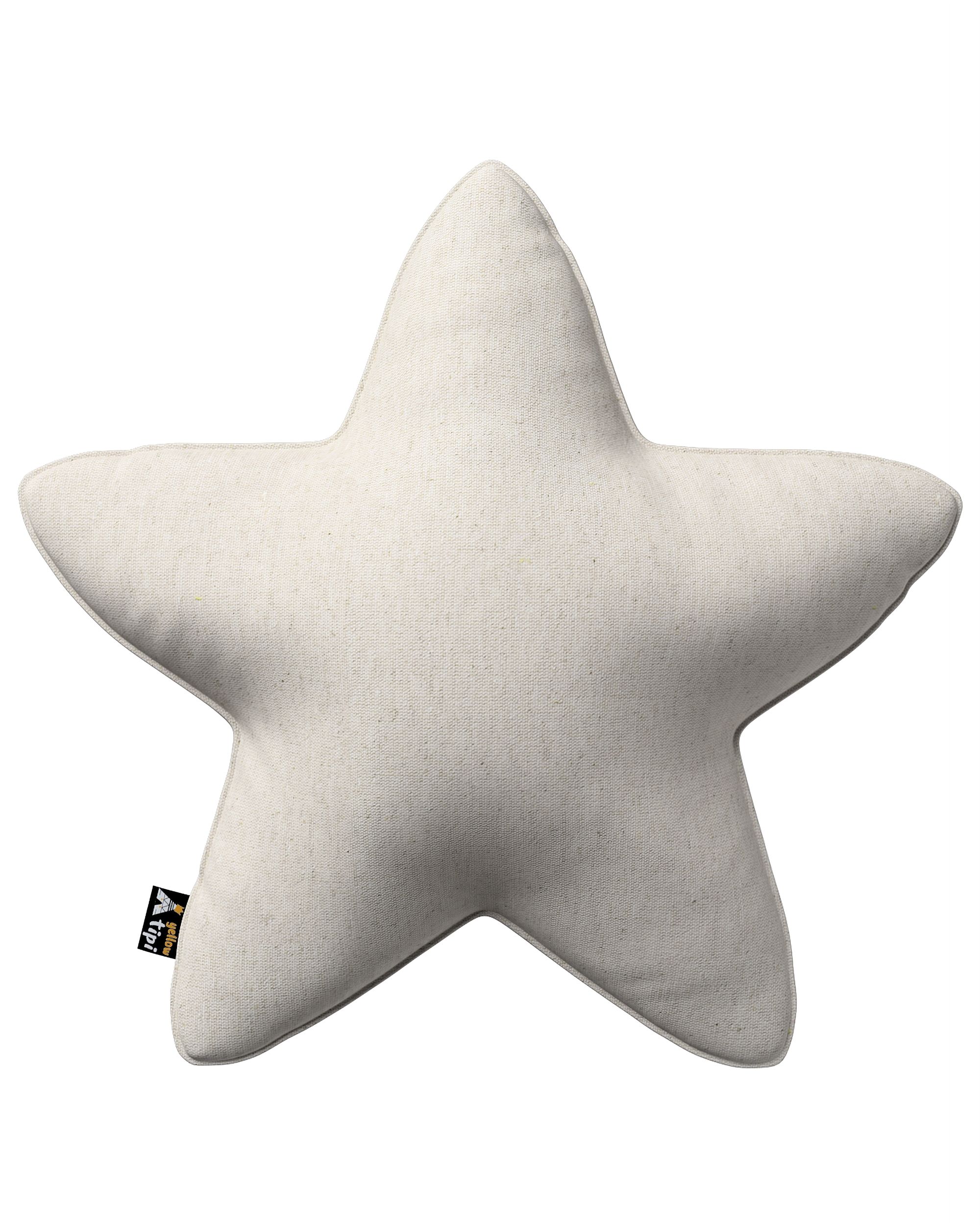 Polštář Lucky Star barva béžová