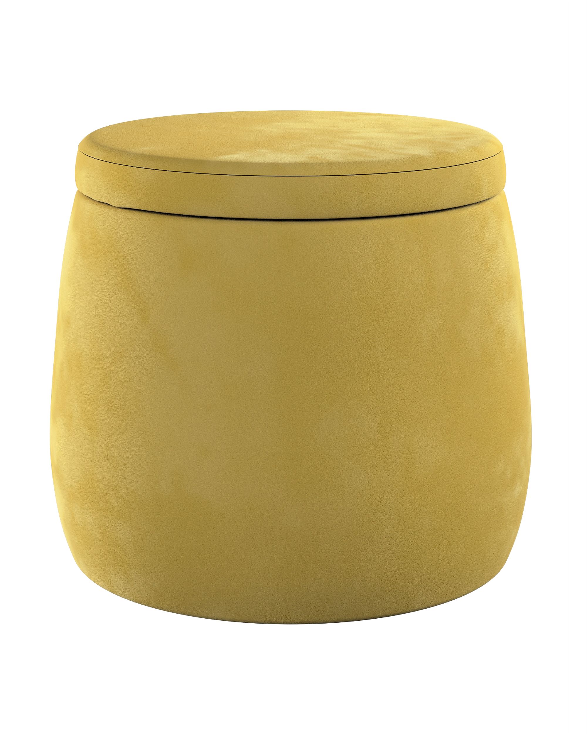 Puf Candy Jar barva zelená látka lesklé, sametová
