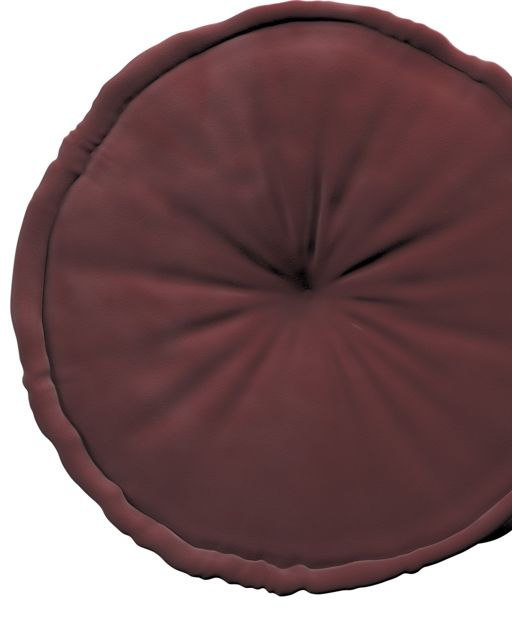 Francouzský puf barva červená látka lesklé, sametová (hover)