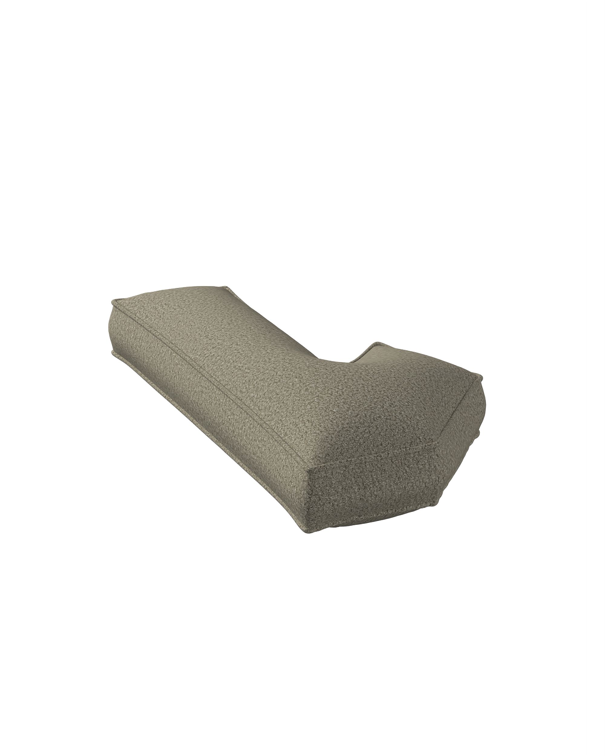 Polštářek Číslo 1 barva béžová látka pletený vzor (hover)