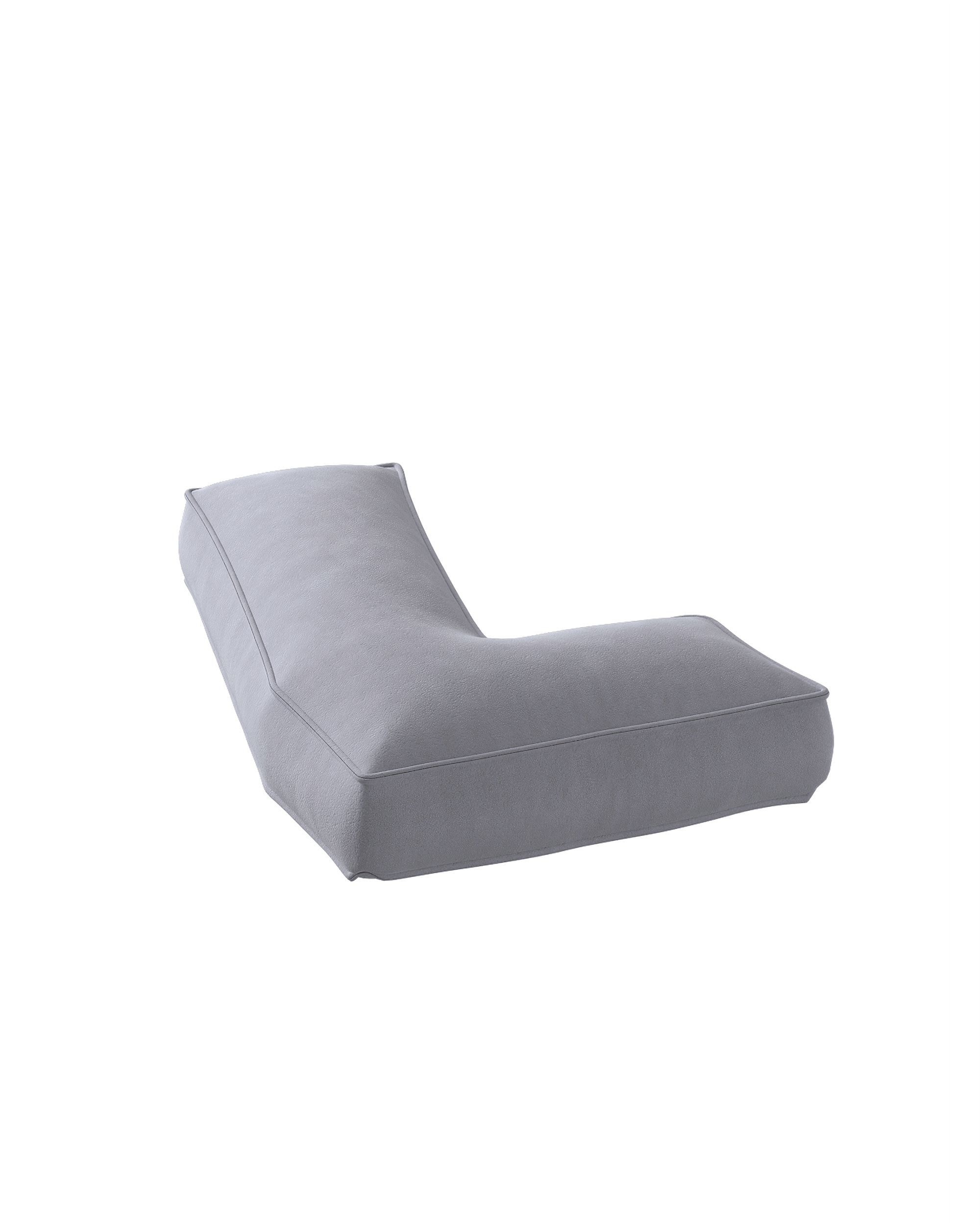 Polštářek Číslo 7 barva šedá látka lesklé, sametová (hover)