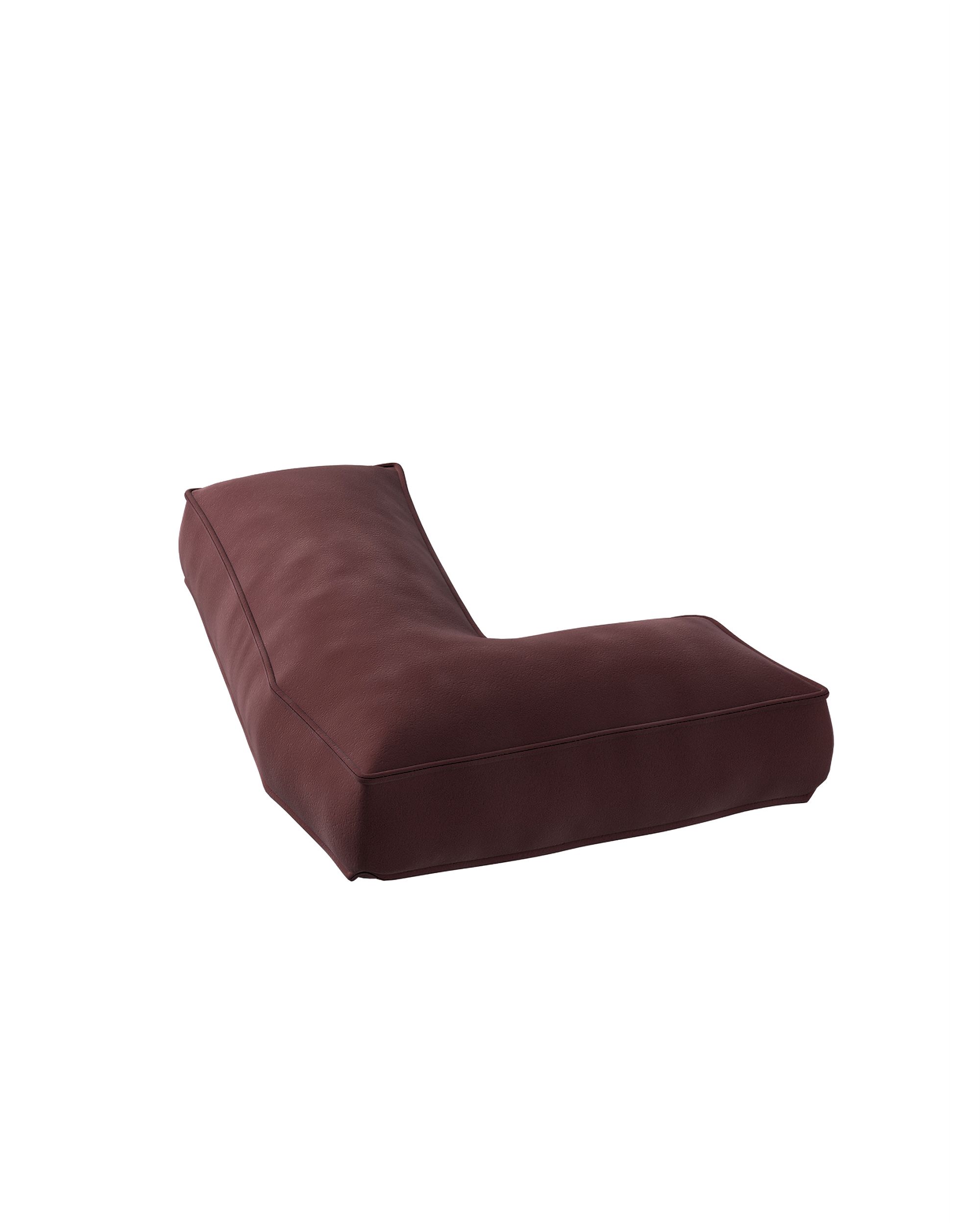 Polštářek Číslo 7 barva červená látka lesklé, sametová (hover)