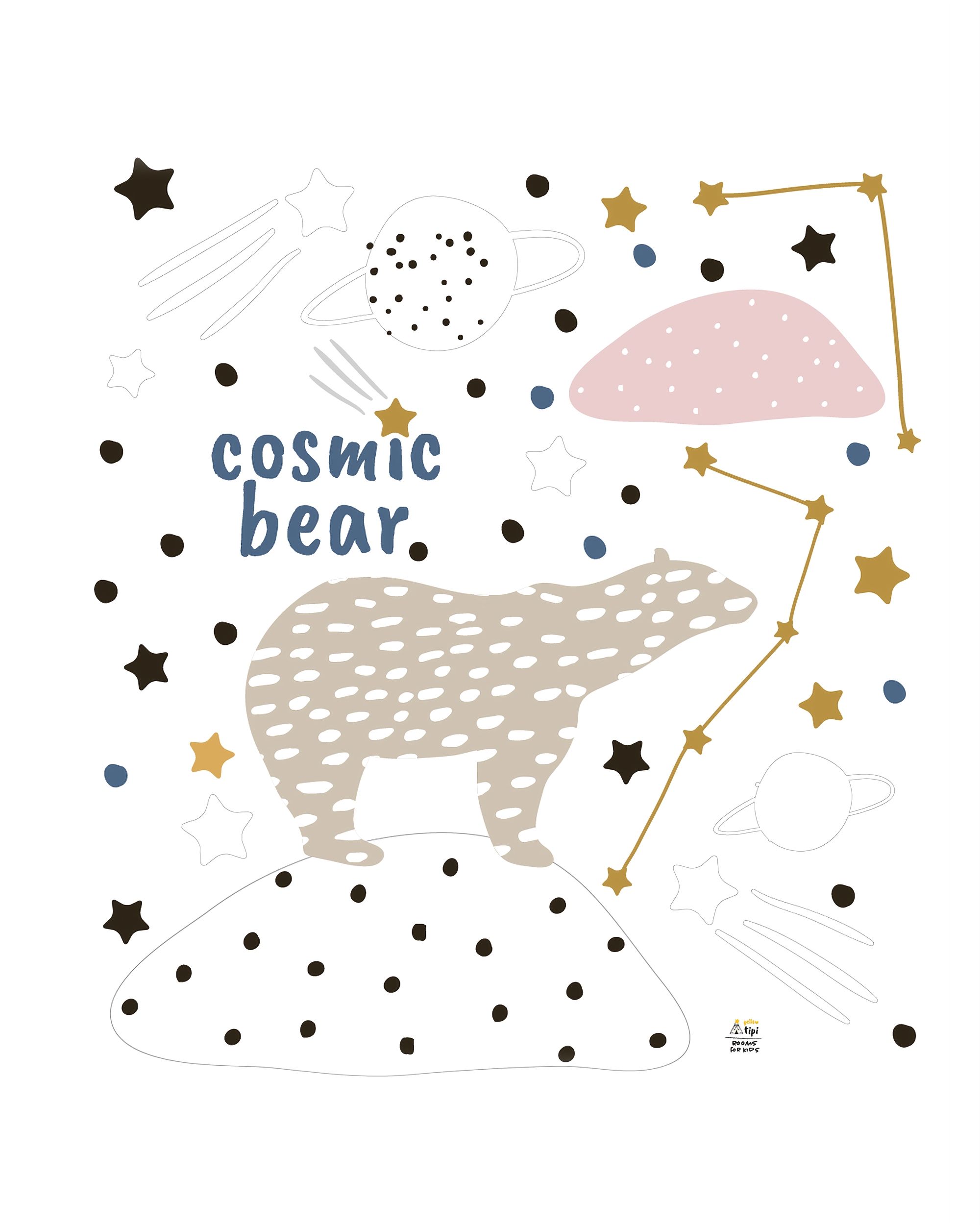 Sada samolepek Cosmic Bear