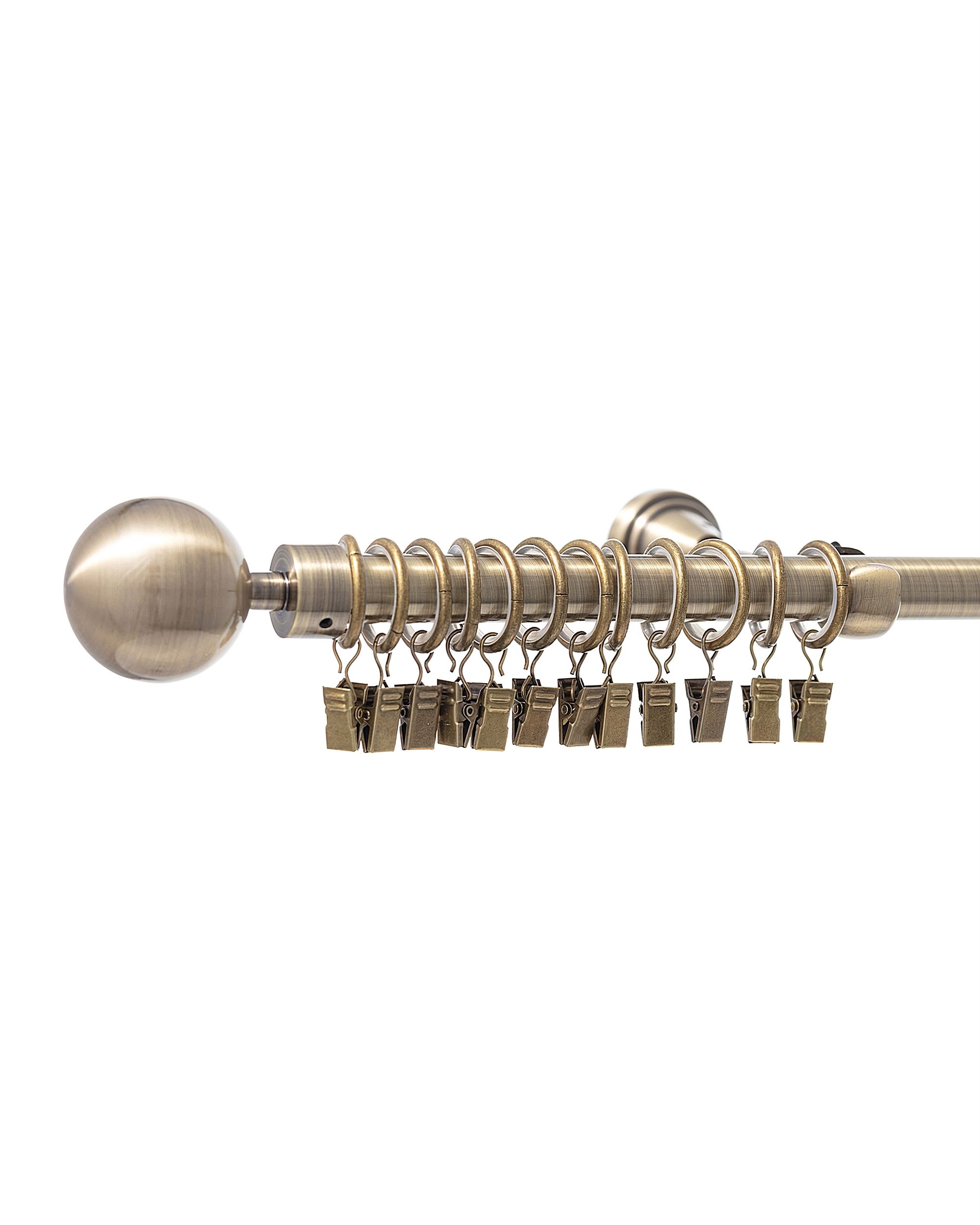 Jednoduchá garnýž Elegant antique brass 240 cm (hover)