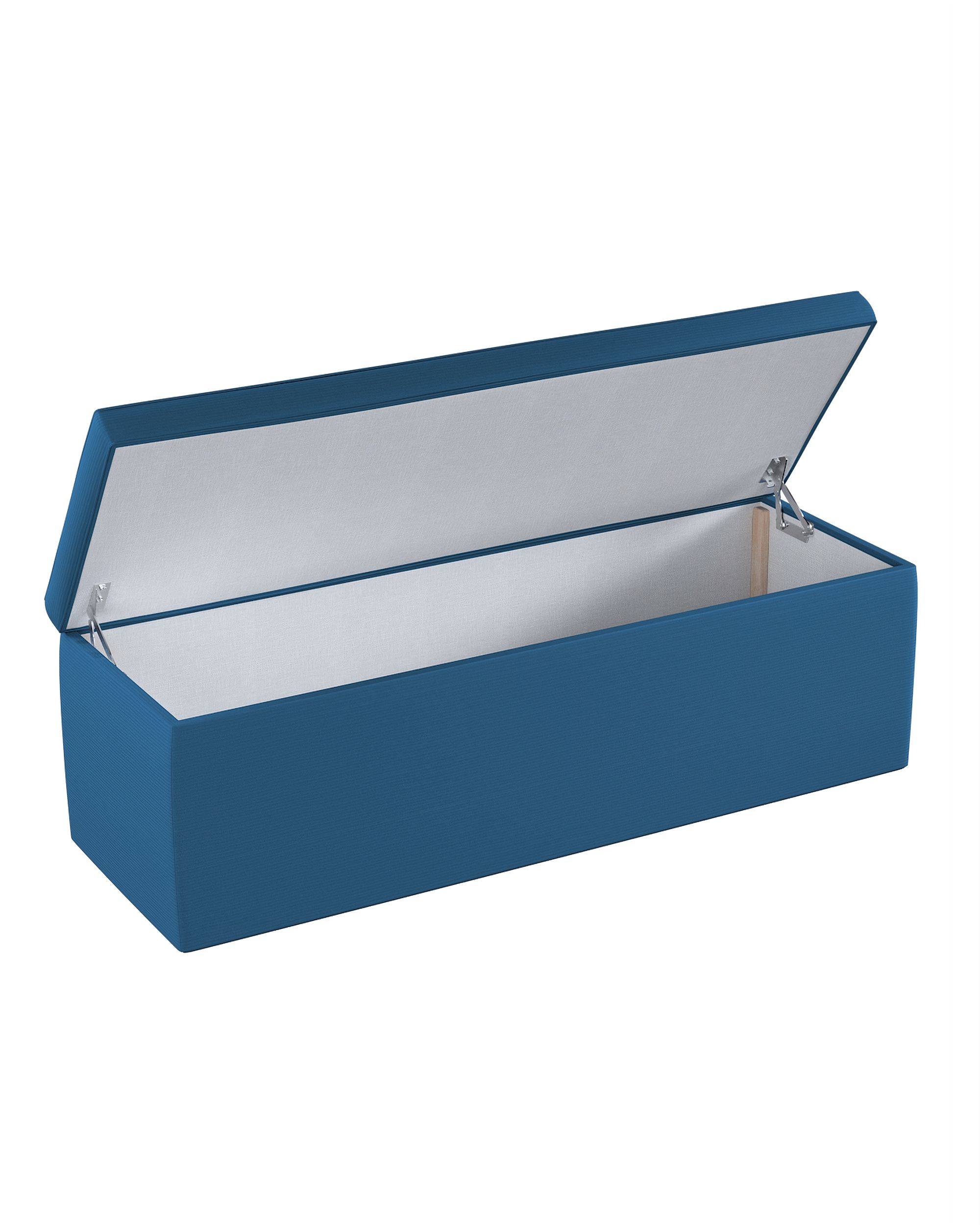 Čalouněný úložný sedací box barva tmavě modrá (hover)